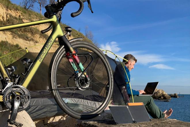 Le long de la côte adriatique en gravel bike