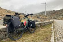 Gravelbike Bergamont Grandurance RD Elite au col du Gothard