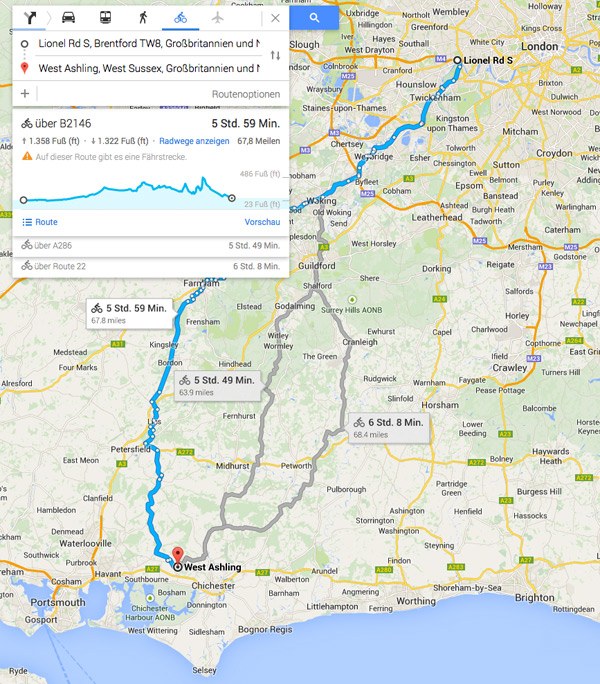 Tag 6 / London-Goodwood